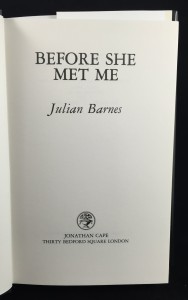 Before She Met Me (1982): Title Page