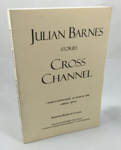 Cross Channel Uncorrected Proof (Random House Canada, 1996): Cover