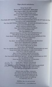 Back pages of Swedish translation of Julian Barnes's Changing My Mind