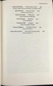 End of Table of Contents