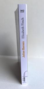 Spine of the French translation of Elizabeth Finch by Julian Barnes