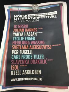 Norsk Litteraturfestival | Event Poster Featuring Julian Barnes (2014)