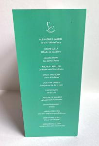 Back Flap of the Catalan translation of Flaubert's Parrot by Julian Barnes