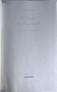 Preliminary Page of the Catalan translation of Flaubert's Parrot by Julian Barnes