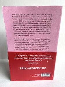 Back Cover of French translation by Julian Barnes