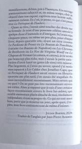 Last page of introduction of French translation by Julian Barnes