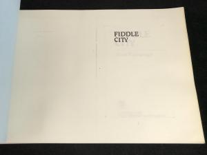 Fiddle City | Uncorrected Proof (Jonathan Cape, 1981; Author's Copy)
