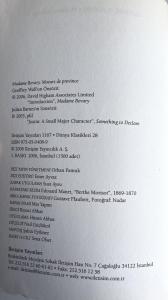 Copyright Page of Flaubert book with essay by Julian Barnes