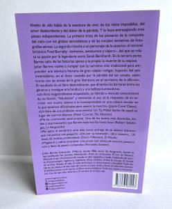 Back Cover of the 3rd Spanish edition of Levels of Life by Julian Barnes