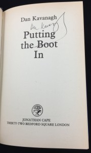 Putting the Boot In (Jonathan Cape, 1985): Title Page