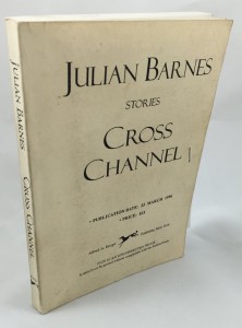 Cross Channel Uncorrected Proof (Alfred A. Knopf, 1996): Cover