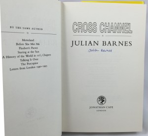 Cross Channel (Jonathan Cape, 1996): Title Page