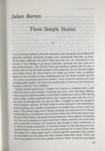 "Three Simple Stories" by Julian Barnes