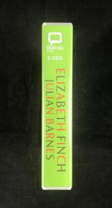 Spine of Audio Book for Elizabeth Finch by Julian Barnes