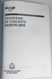 Title Page of Programme