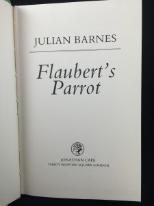 Flaubert's Parrot: Title Page