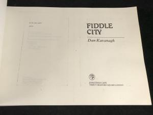 Fiddle City | Uncorrected Proof (Jonathan Cape, 1981; Author's Copy)