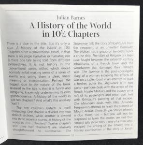 Insert to CDs for A History of the World in 10½ Chapters