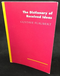 Dictionary of Received Ideas (Syrens, 1994): Front Cover