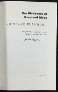 Dictionary of Received Ideas (Syrens, 1994): Title Page