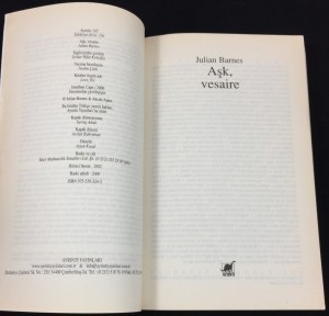 Aşk Vesaire (2002): Title Page