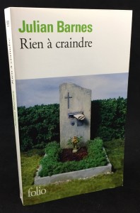 Rien à craindre | Nothing to Be Frightened of (Mercure de France, 2009; French): Front Cover