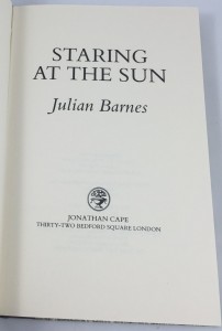 Staring at the Sun (London Limited Editions, 1986): Title Page
