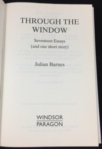 Through the Window (Windsor Paragon, 2013; Large Print): Title Page